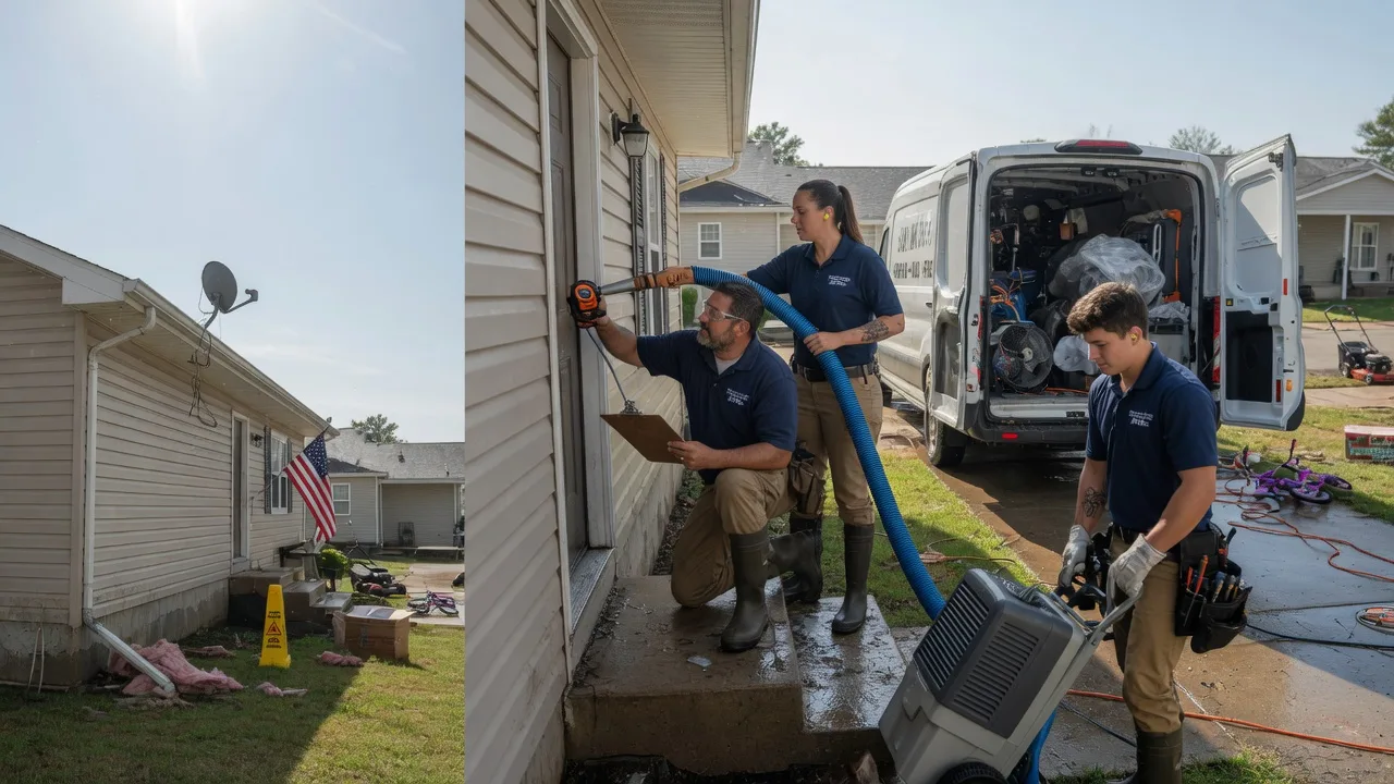 Ceiling Water Damage Restoration in Highlands, TX near me